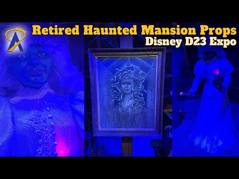 Old Haunted Mansion Ride Props on Display at D23 Expo