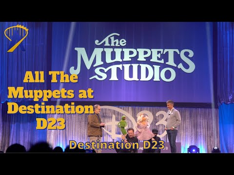 All The Muppets at Destination D23 2023