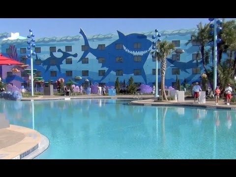 Finding Nemo pool underwater sounds at Disney&#039;s Art of Animation Resort