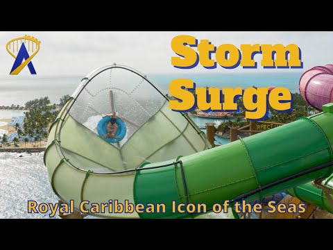 Storm Surge Water Slide POV on Icon of the Seas Royal Caribbean