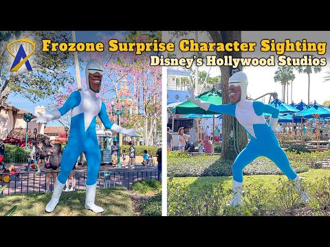 Frozone from &#039;The Incredibles&#039; Character Sighting Debuts at Disney&#039;s Hollywood Studios