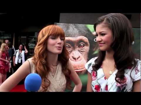 World Premier of Disneynature Chimpanzee at Downtown Disney - Red Carpet Interviews