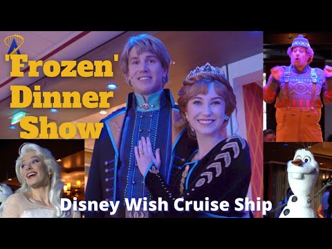 Arendelle Frozen Dinner Show on the Disney Wish