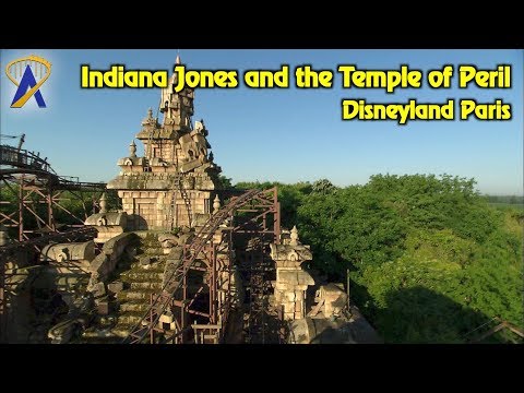 Indiana Jones and the Temple of Peril Roller Coaster POV at Disneyland Paris