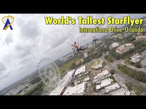 World’s tallest StarFlyer swing ride in Orlando, Florida