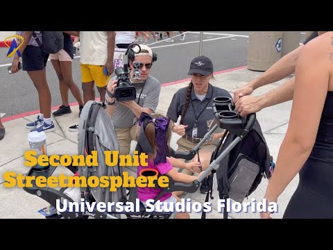 Second Unit Film Crew Comedy Duo at Universal Studios Florida