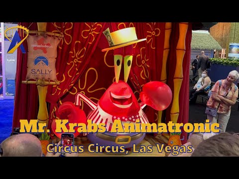 Mr. Krabs Animatronic coming to the SpongeBob Ride in Las Vegas