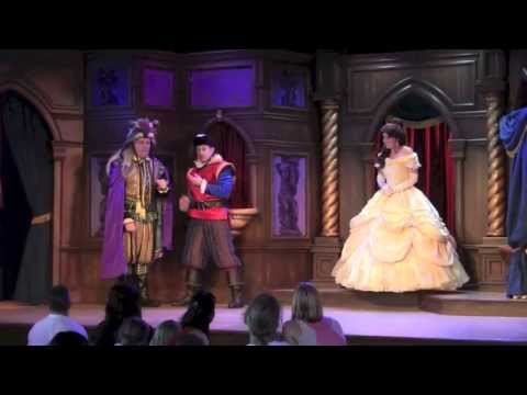 Beauty and the Beast performed in the Royal Theatre of Fantasy Faire at Disneyland