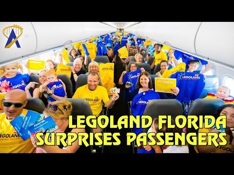 Legoland Florida Surprises Frontier Airlines Passengers with Free Tickets