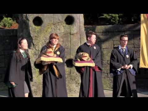 Frog Choir performing in The Wizarding World of Harry Potter at Universal