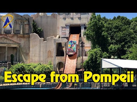 Escape from Pompeii Full POV at Busch Gardens Williamsburg