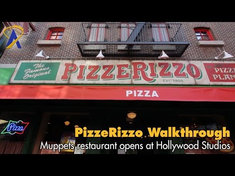 NEW! PizzeRizzo Muppets Pizza shop opening day walkthrough at Disney&#039;s Hollywood Studios