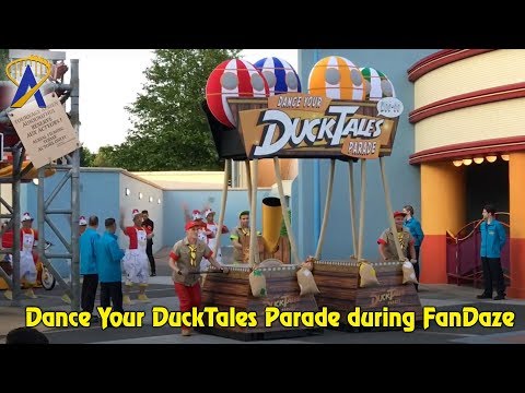 Dance Your DuckTales Parade at Disney FanDaze event in Disneyland Paris