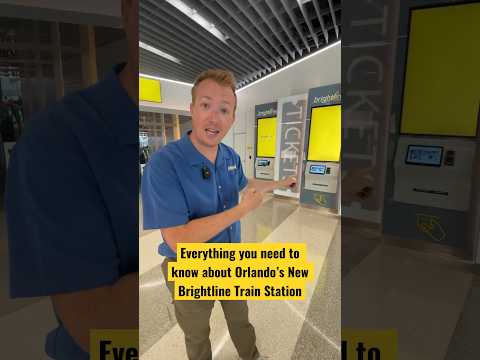 EVERYTHING You Need To Know About Orlando’s New Brightline Train Station in 60 Seconds