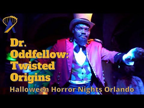 Dr. Oddfellow: Twisted Origins Haunted House at Halloween Horror Nights Orlando 2023