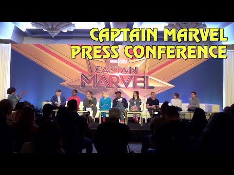 Marvel Studios &#039;Captain Marvel&#039; - Full Press Conference