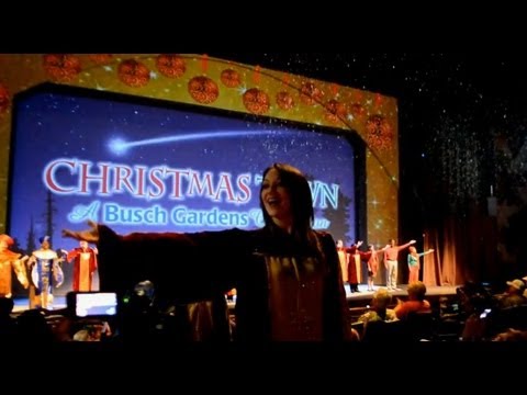 Christmas Town announcement at Busch Gardens Tampa
