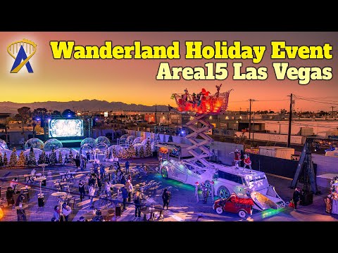 Wanderland Holiday Event at Area15 in Las Vegas