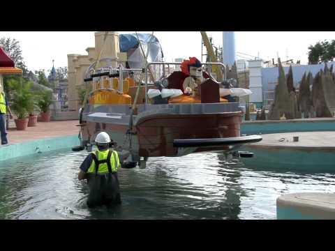 Legoland Florida&#039;s child ambassadors christen World of Chima attraction boat