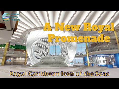 Making of the Royal Promanade on Royal Caribbean&#039;s Icon of the Seas