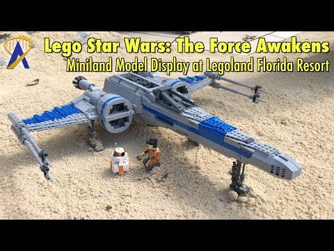 Lego Star Wars: The Force Awakens Miniland Model Display at Legoland Florida Resort