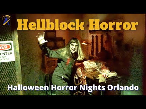 Hellblock Horror Haunted House at Halloween Horror Nights 31, Orlando 2022