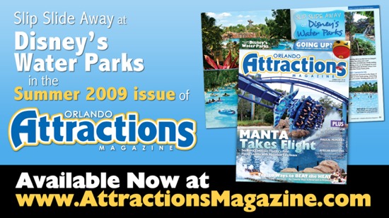 Slip Slide Away at Disney's Water Parks in the Summer 2009 issue