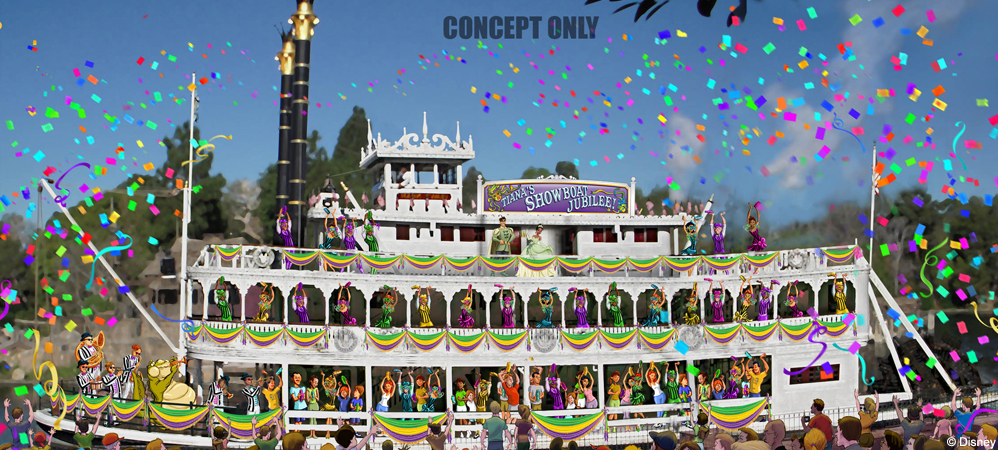 Tiana's Showboat Jubilee concept