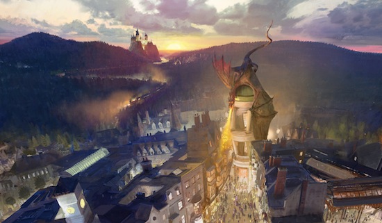 Wizarding World of Harry Potter expansion concept art