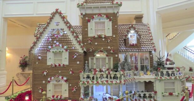 Grand Floridian life-size gingerbread house