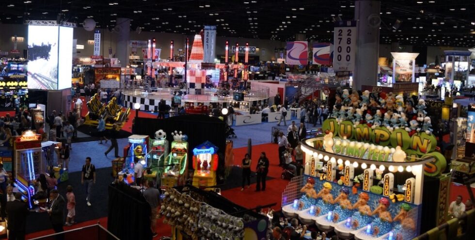 overview of the IAAPA expo 2013 show floor