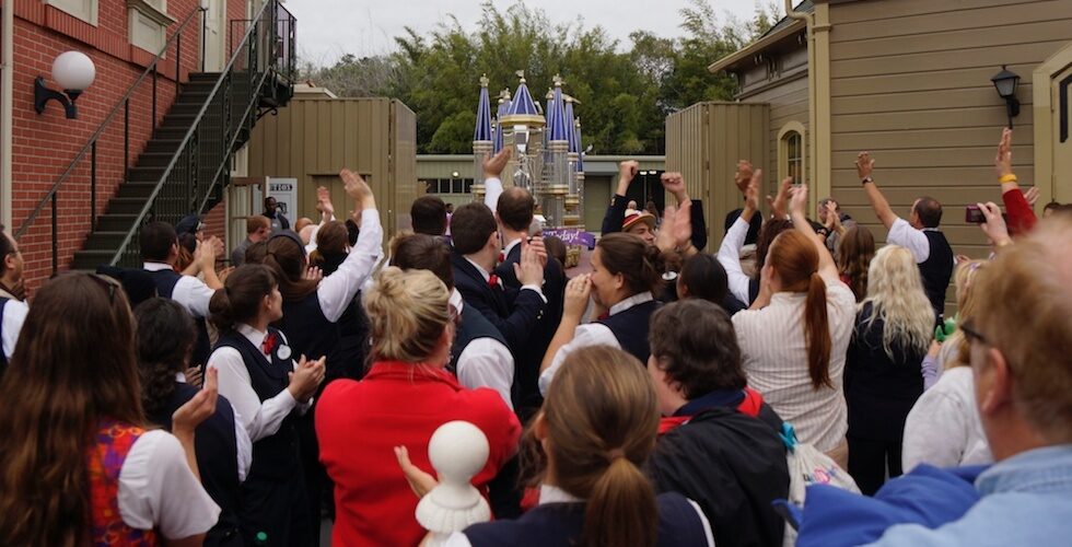 Celebrate a dream come true parade doors close cast cries