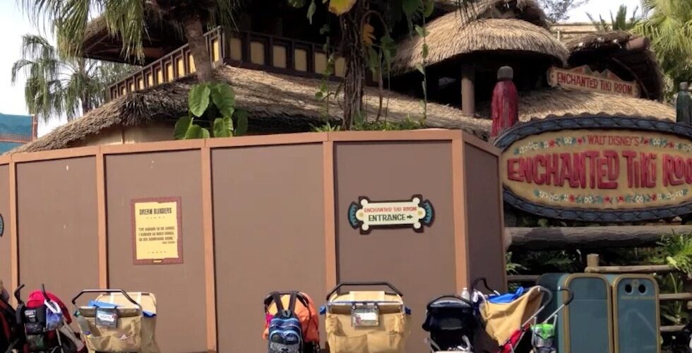 tiki room refurbishment walls