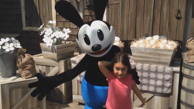 Oswald the Lucky Rabbit character meet and greet