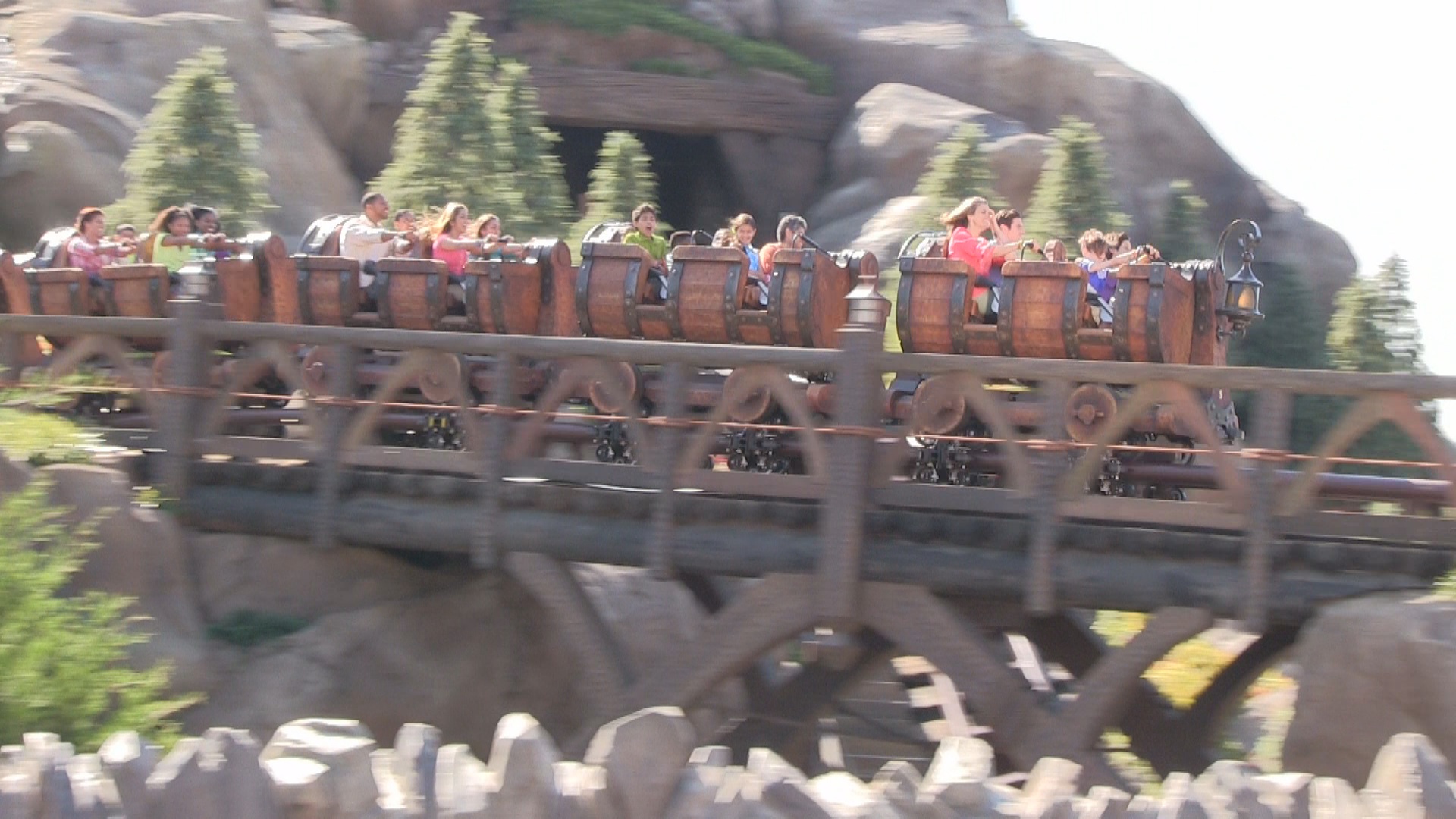 Seven Dwarfs Mine Train welcomes first riders as part of commercial.