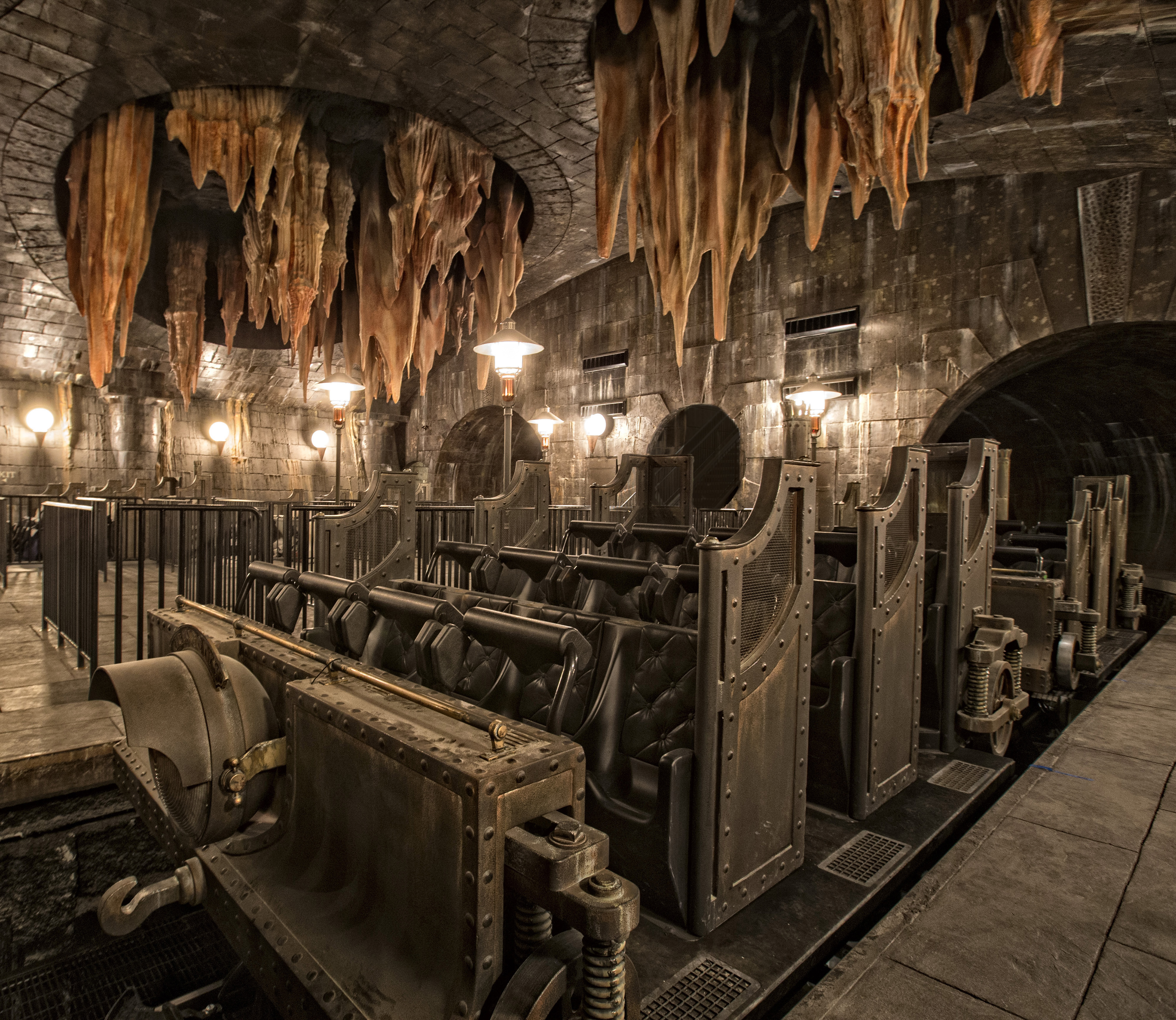 Harry Potter and the Escape from Gringotts ride vehicle
