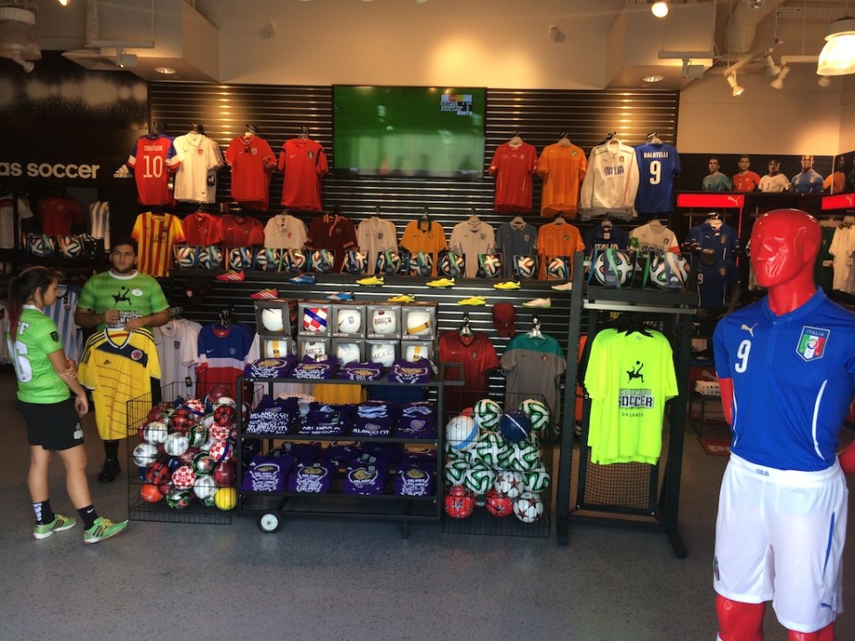 inside united world soccer at downtown disney