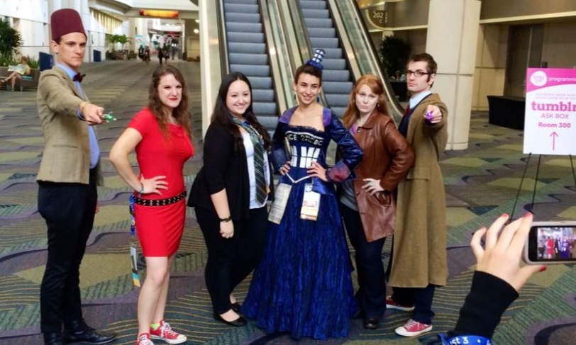 doctor who cosplayers at leakycon 