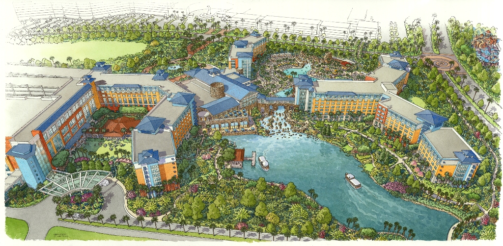 Universal Orlando announces a fifth hotel: Loews Sapphire Falls Resort will open in 2016