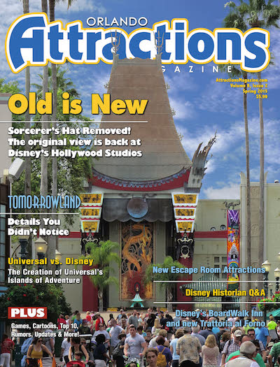 Spring 2015 issue of ‘Orlando Attractions Magazine’ now available – Tomorrowland details, Universal’s creation and much more!