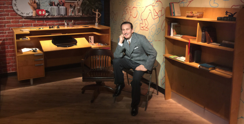 Walt disney wax figure