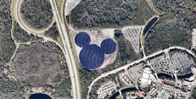 A look at the huge new Solar Hidden Mickey