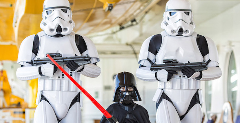 Star Wars Day at Sea characters