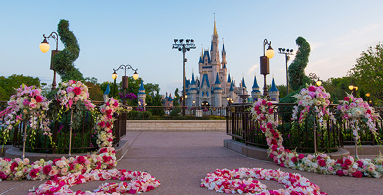 Disney introduces Magic Kingdom weddings in East Plaza Gardens