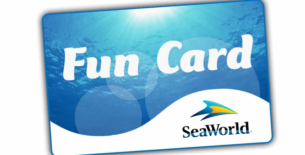 2017 Fun Card SeaWorld Busch Gardens