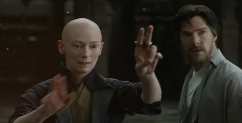 The Ancient One and Doctor Strange.