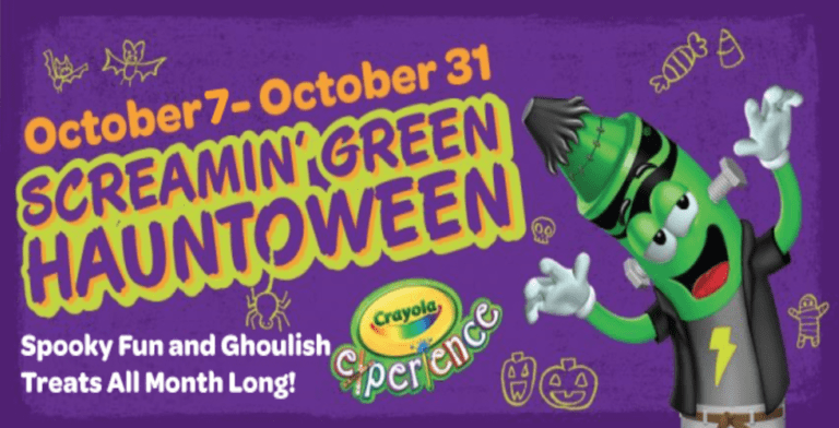 Crayola Experience to open new show during ‘Screamin’ Green Hauntoween’ event