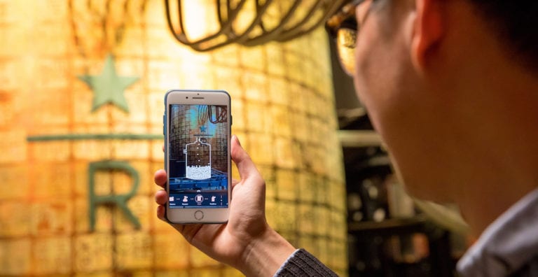 Starbucks offers first in-store augmented reality experience