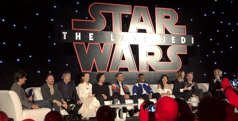 Star Wars the last jedi press conference