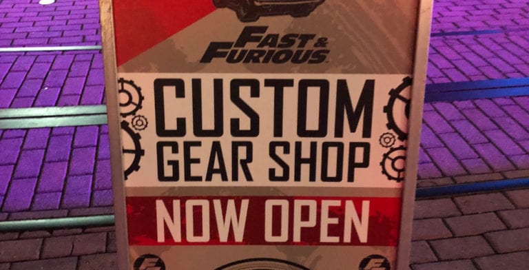 Get revved up for the Fast & Furious ride at Universal’s new Custom Gear Shop